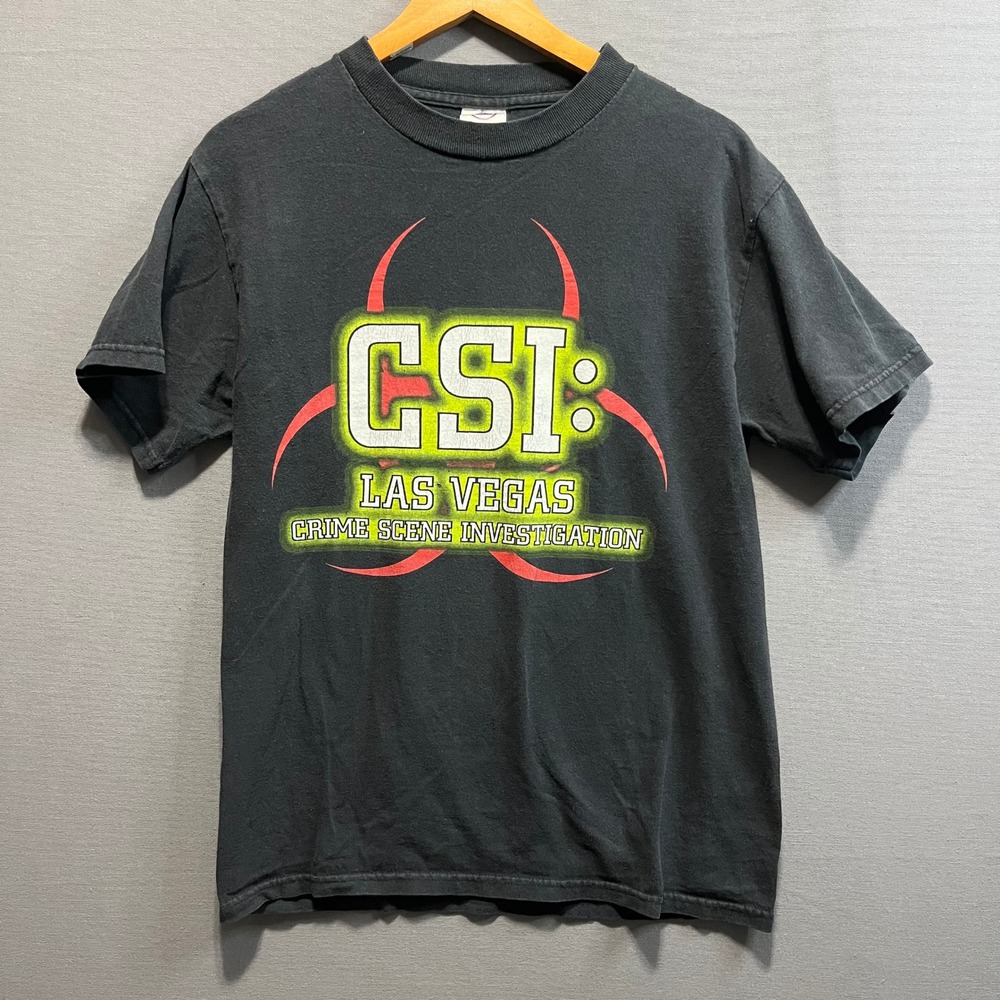 Delta Pro Weight CSI Las Vegas Crime Scene Investigation Graphic T-Shirt Black S